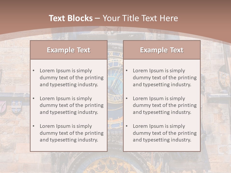 Medieval Sun Bridge PowerPoint Template