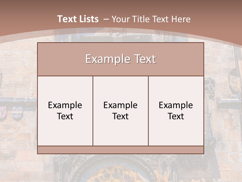 Medieval Sun Bridge PowerPoint Template