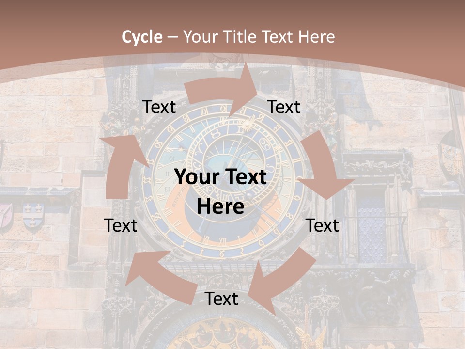Medieval Sun Bridge PowerPoint Template