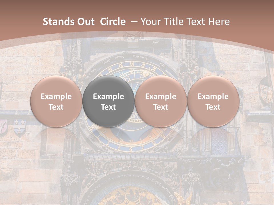 Medieval Sun Bridge PowerPoint Template
