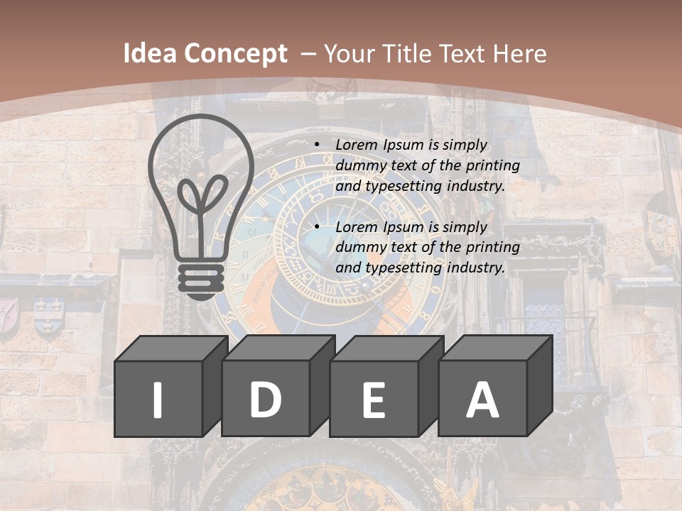 Medieval Sun Bridge PowerPoint Template