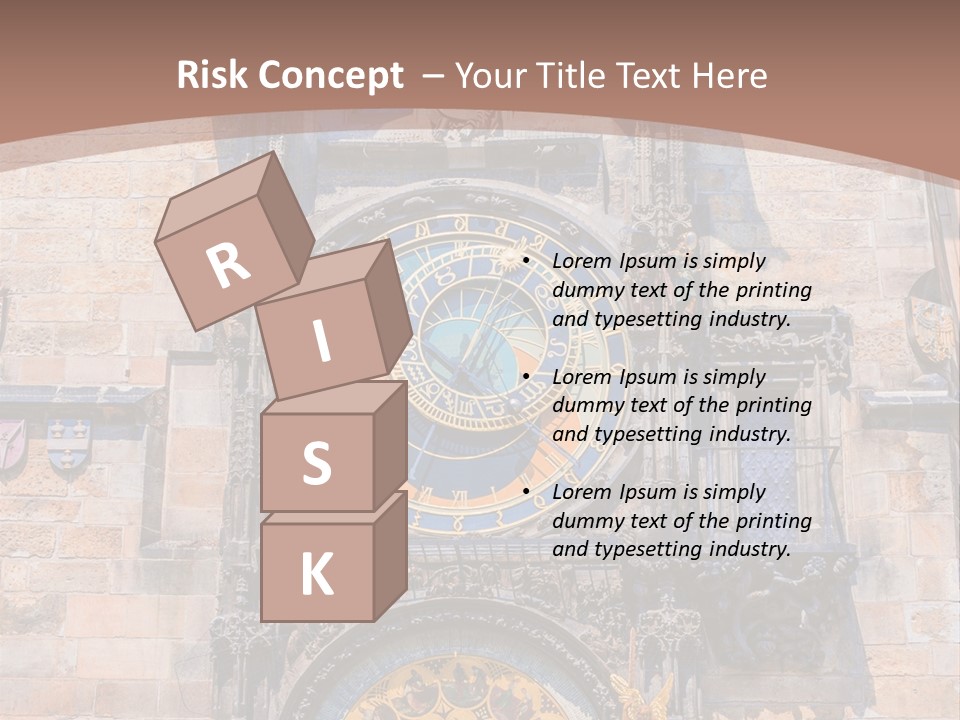 Medieval Sun Bridge PowerPoint Template