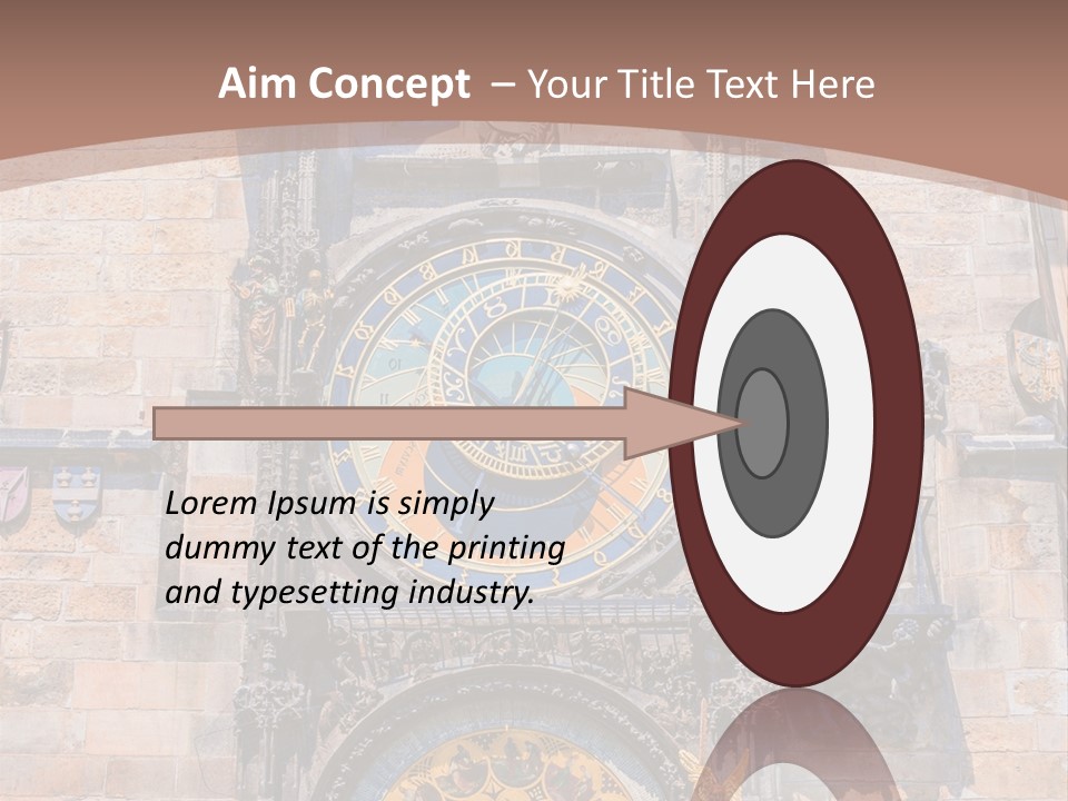 Medieval Sun Bridge PowerPoint Template