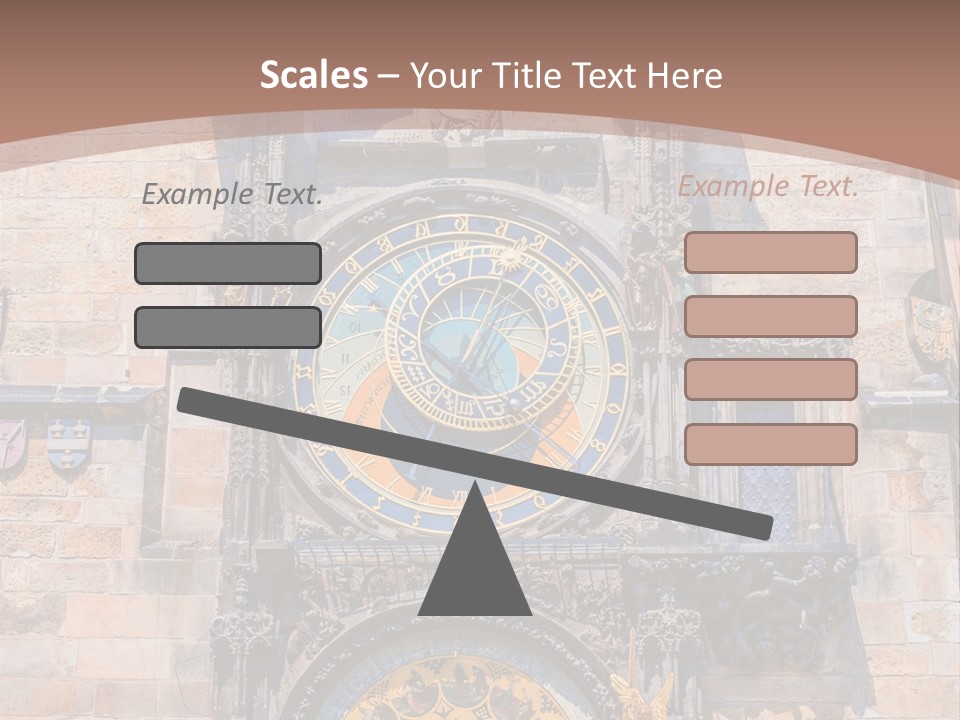 Medieval Sun Bridge PowerPoint Template