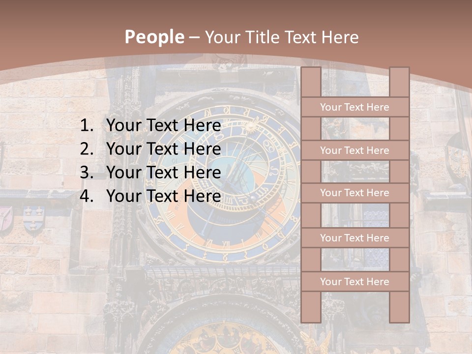 Medieval Sun Bridge PowerPoint Template