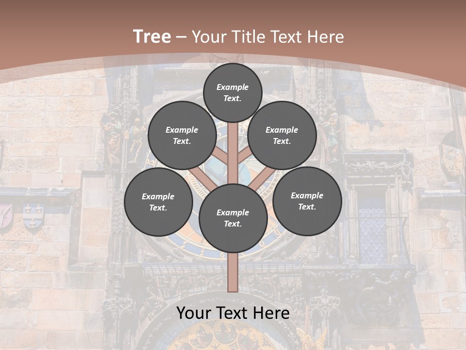 Medieval Sun Bridge PowerPoint Template