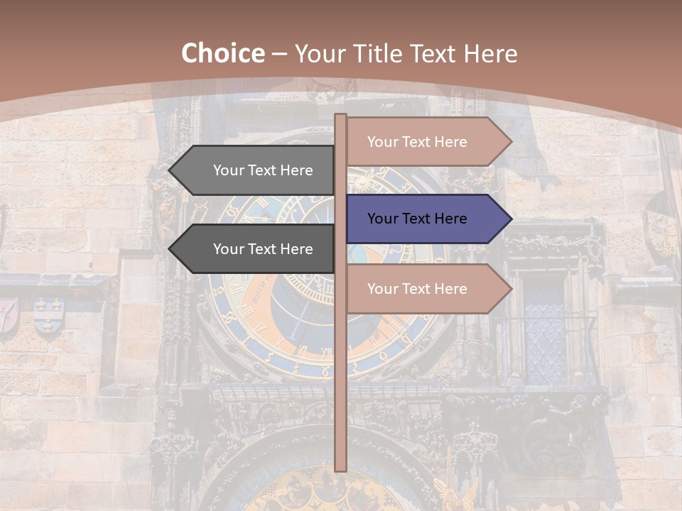 Medieval Sun Bridge PowerPoint Template