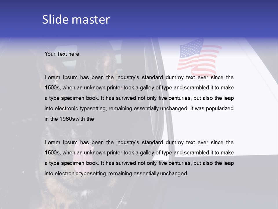 Animal Law Enforcement Pet PowerPoint Template