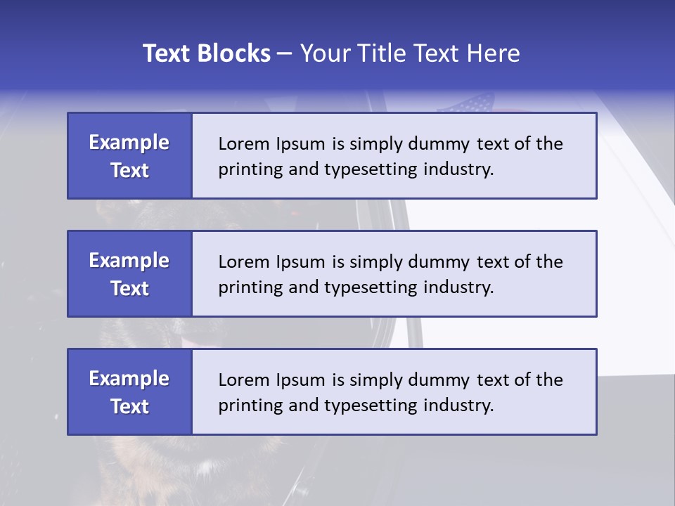 Animal Law Enforcement Pet PowerPoint Template