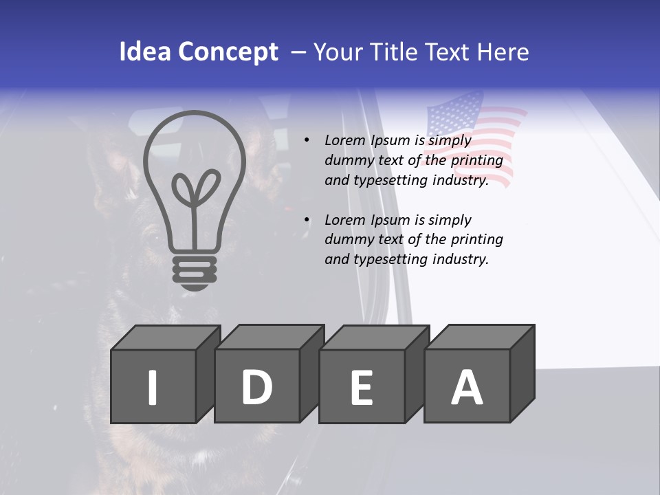 Animal Law Enforcement Pet PowerPoint Template