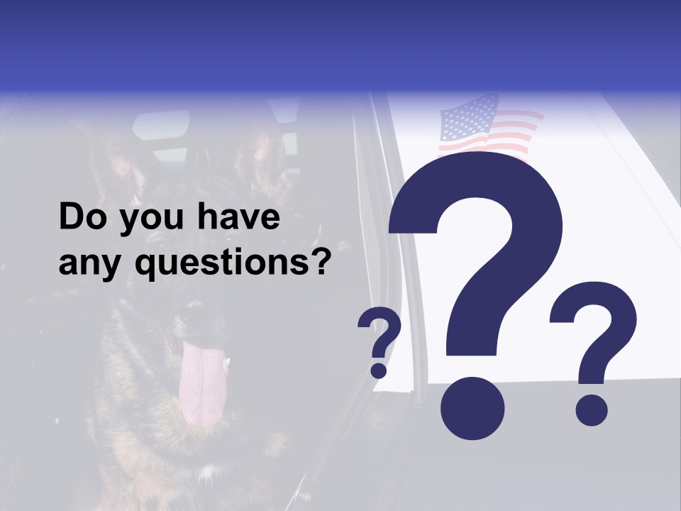 Animal Law Enforcement Pet PowerPoint Template