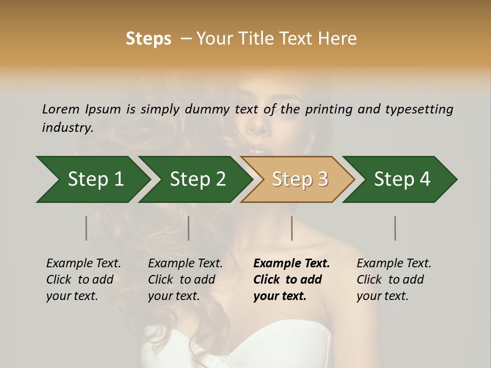 Love Fashion Delicate PowerPoint Template