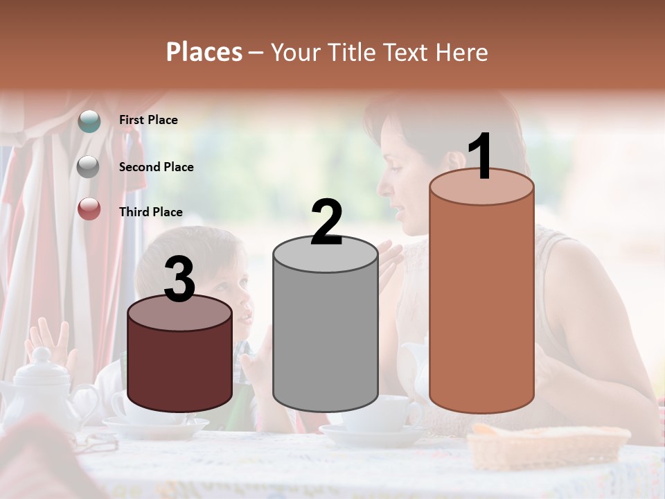 Food Indoors Family PowerPoint Template