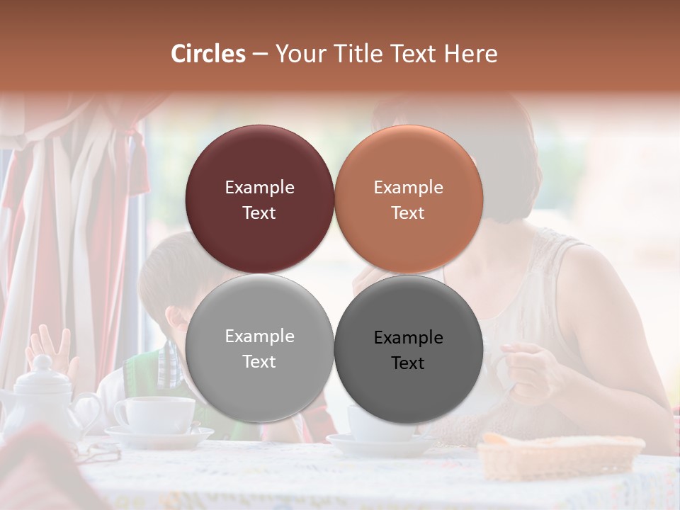 Food Indoors Family PowerPoint Template