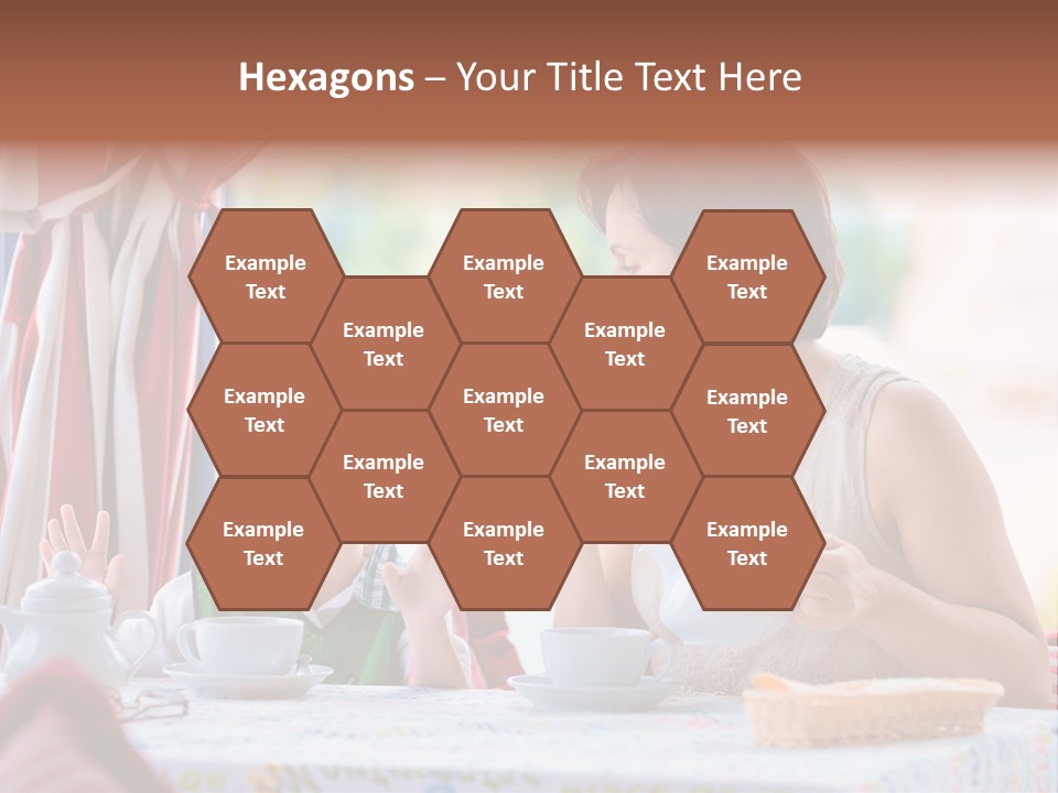 Food Indoors Family PowerPoint Template