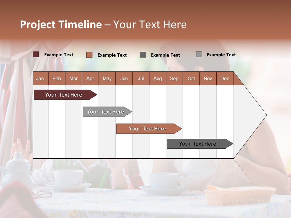 Food Indoors Family PowerPoint Template