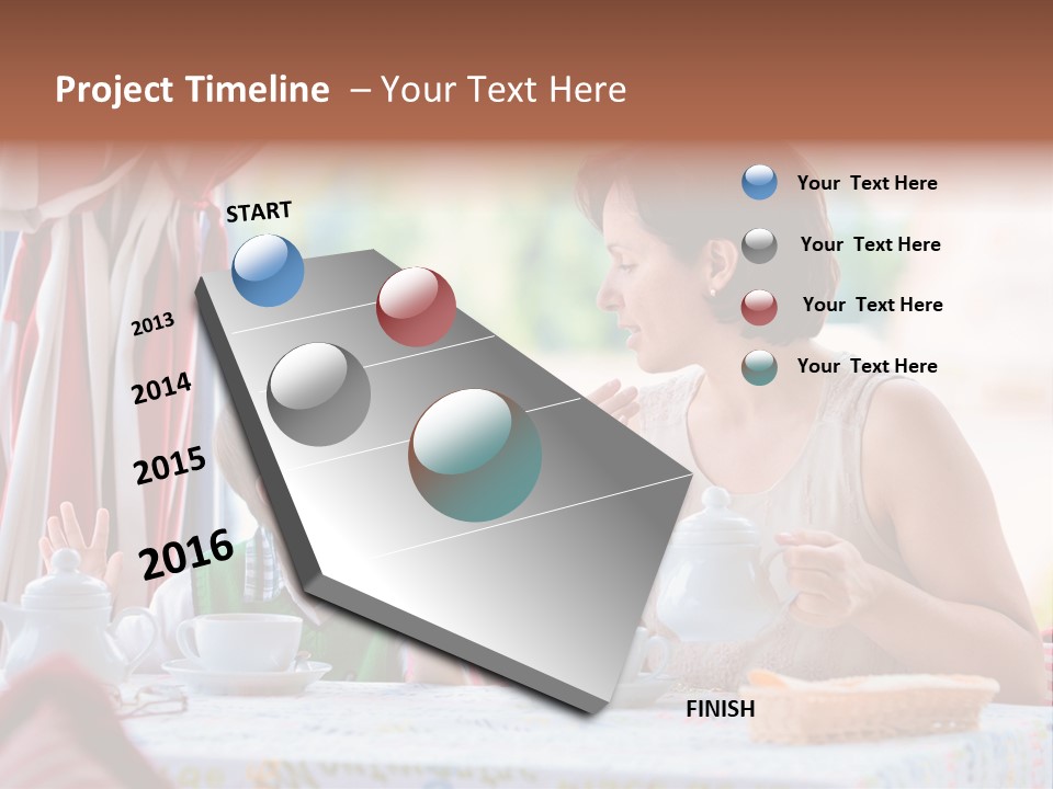 Food Indoors Family PowerPoint Template