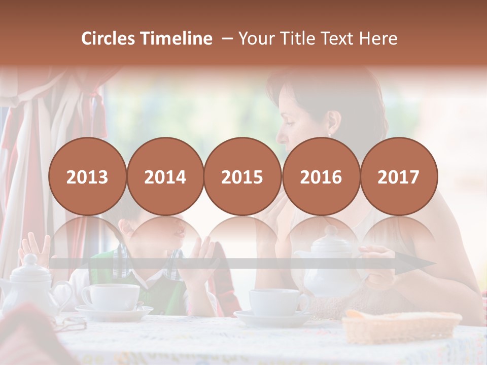 Food Indoors Family PowerPoint Template