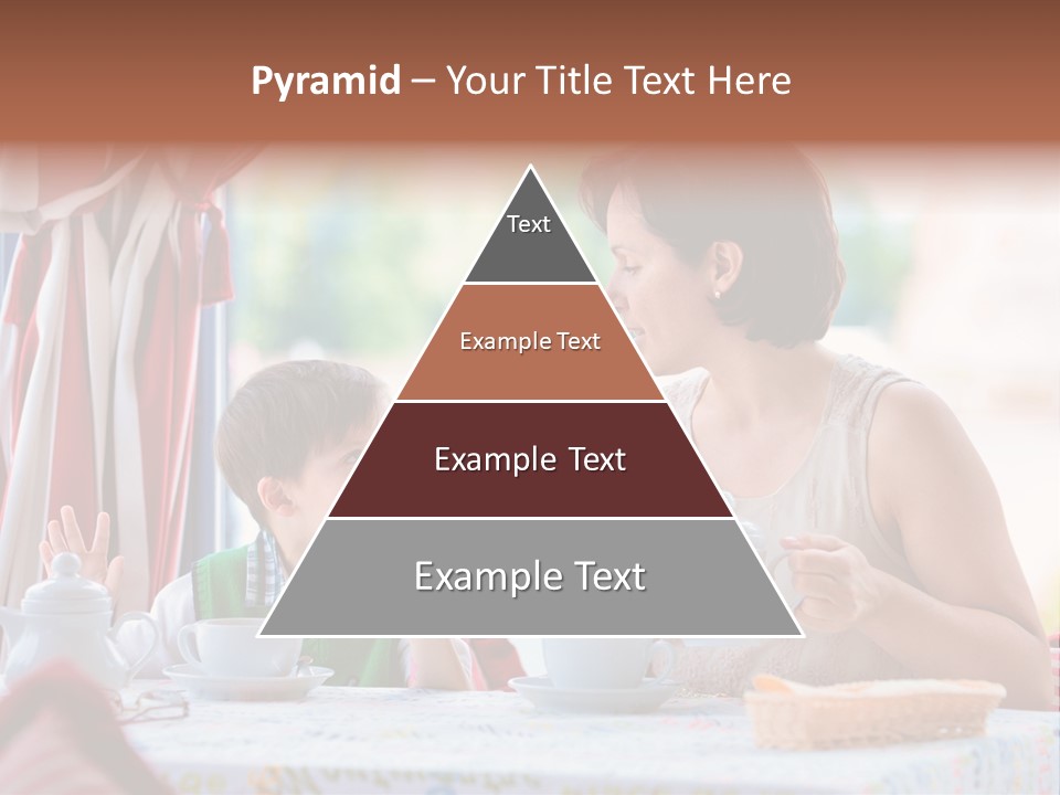 Food Indoors Family PowerPoint Template