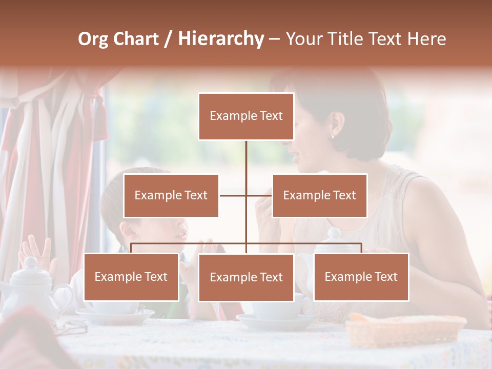 Food Indoors Family PowerPoint Template
