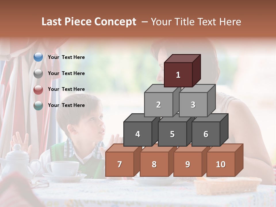 Food Indoors Family PowerPoint Template