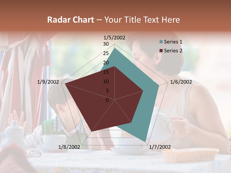 Food Indoors Family PowerPoint Template