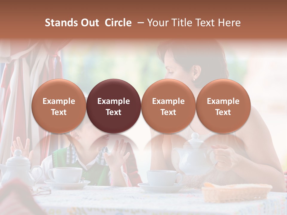 Food Indoors Family PowerPoint Template