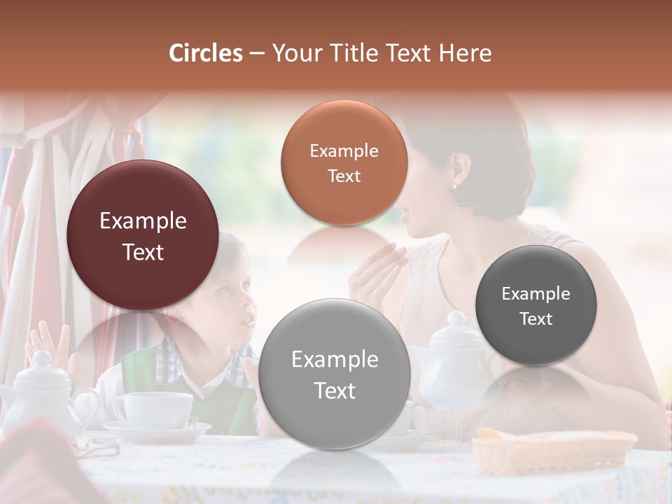 Food Indoors Family PowerPoint Template