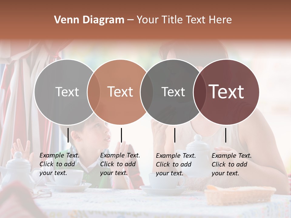 Food Indoors Family PowerPoint Template