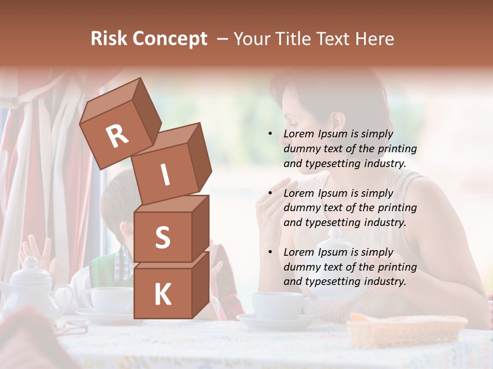 Food Indoors Family PowerPoint Template