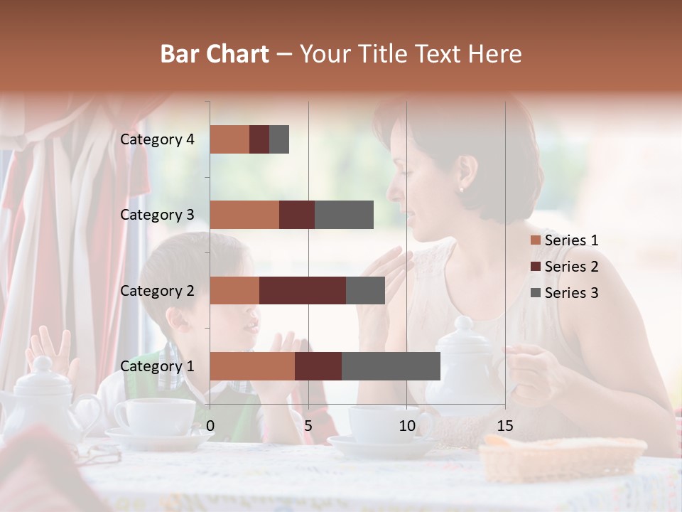 Food Indoors Family PowerPoint Template