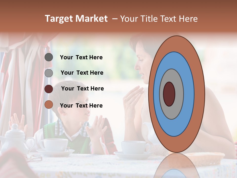 Food Indoors Family PowerPoint Template