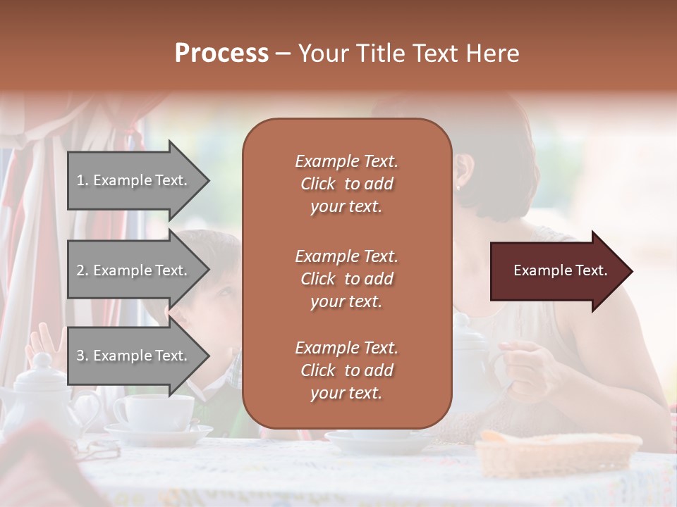 Food Indoors Family PowerPoint Template