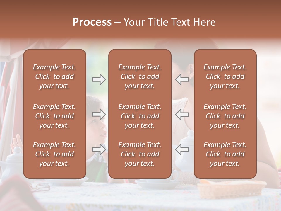Food Indoors Family PowerPoint Template