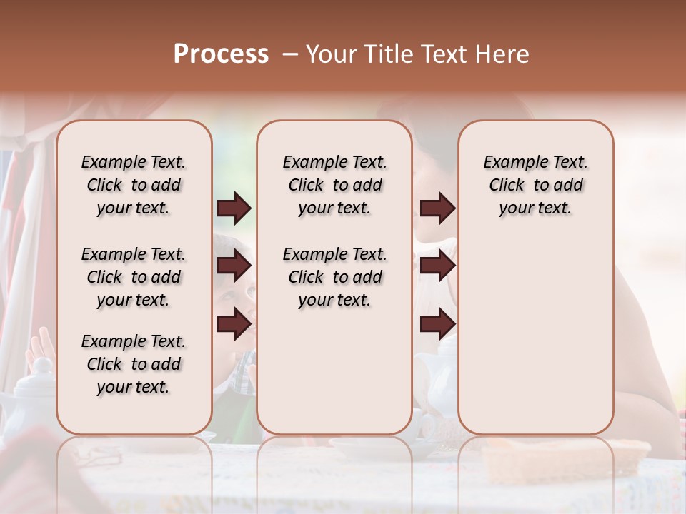 Food Indoors Family PowerPoint Template