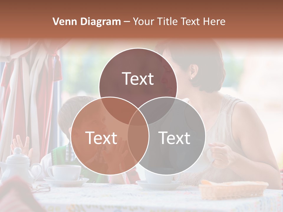 Food Indoors Family PowerPoint Template