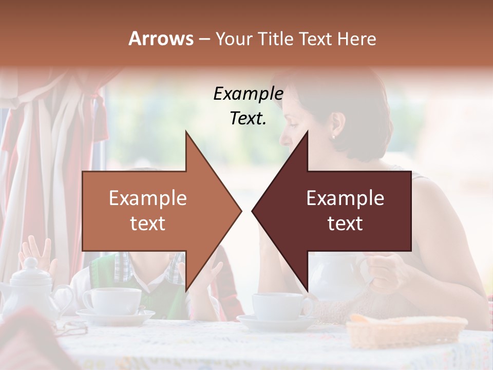 Food Indoors Family PowerPoint Template