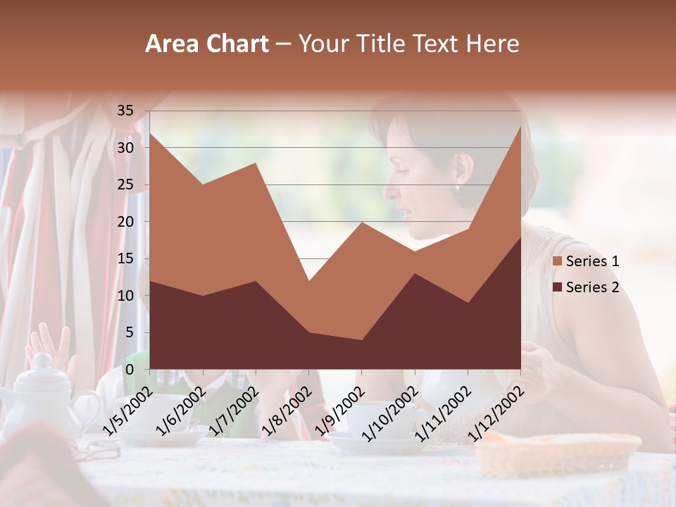 Food Indoors Family PowerPoint Template