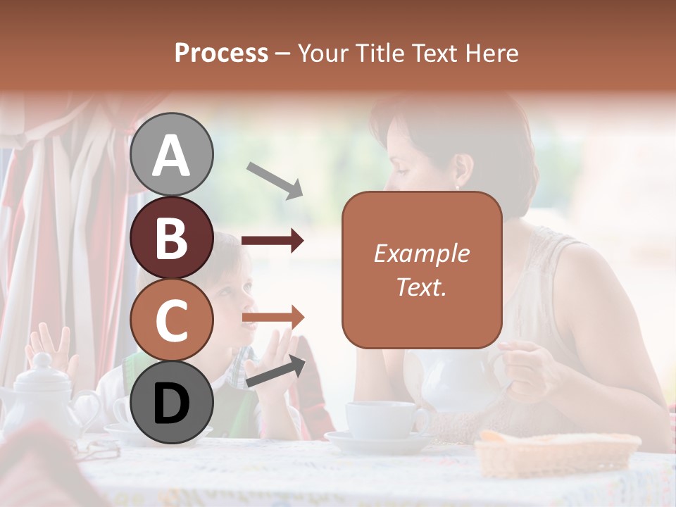 Food Indoors Family PowerPoint Template