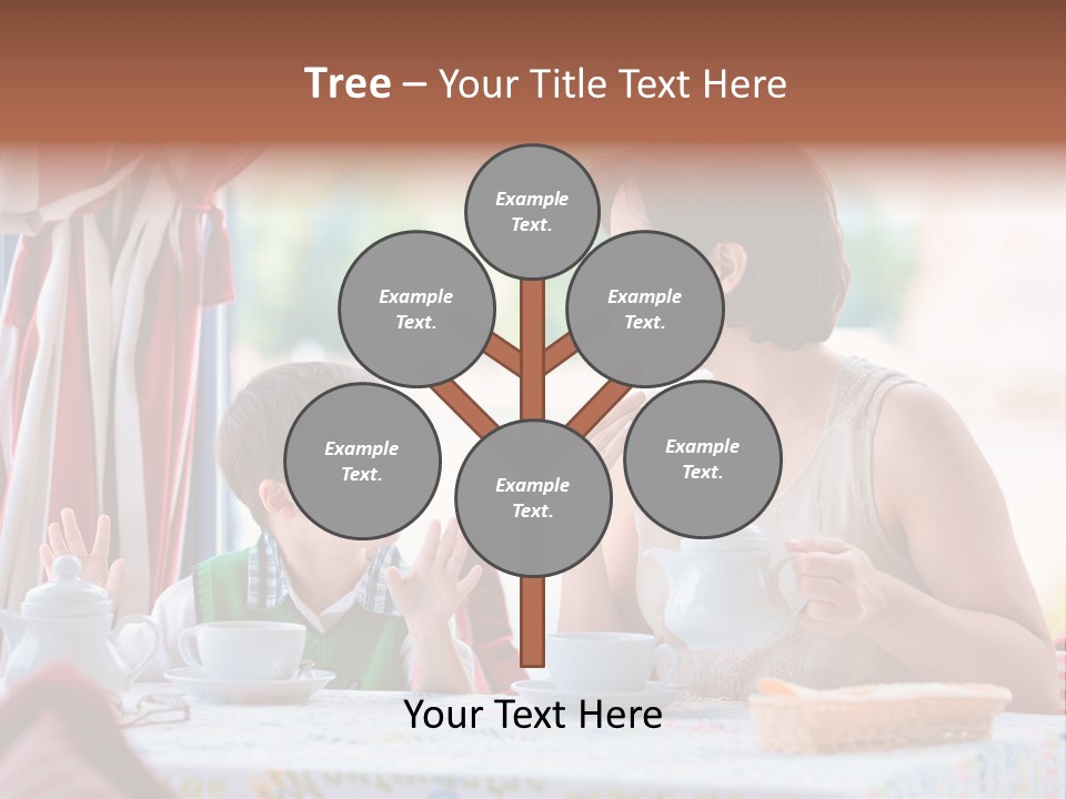 Food Indoors Family PowerPoint Template