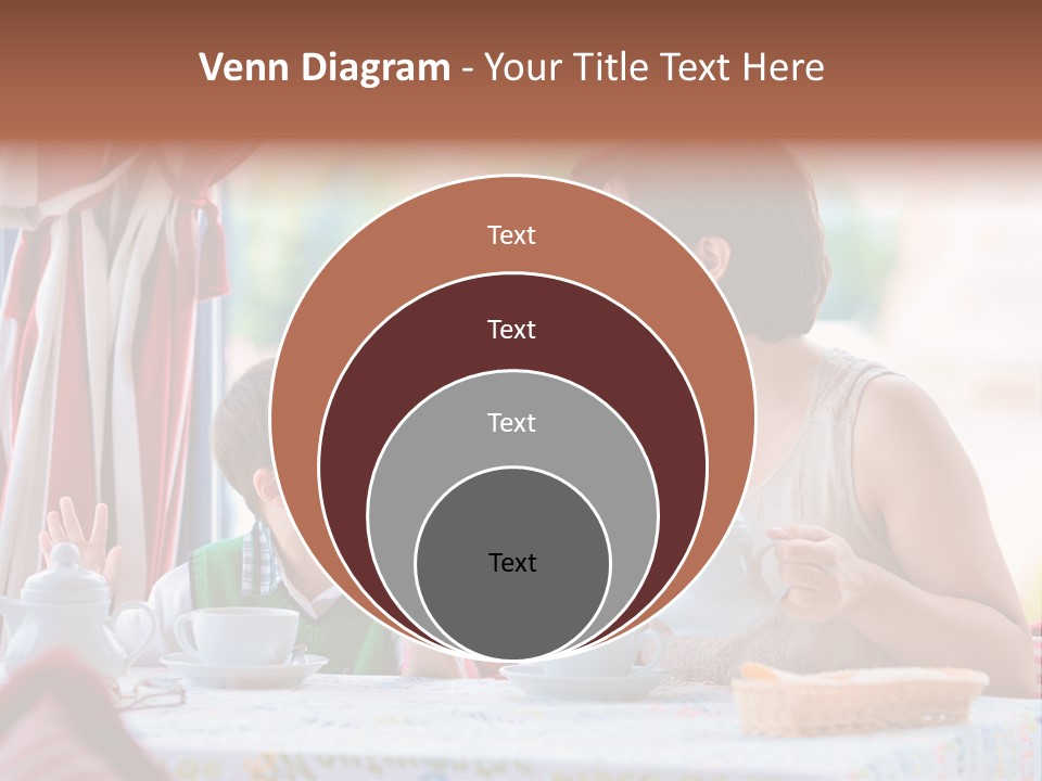 Food Indoors Family PowerPoint Template