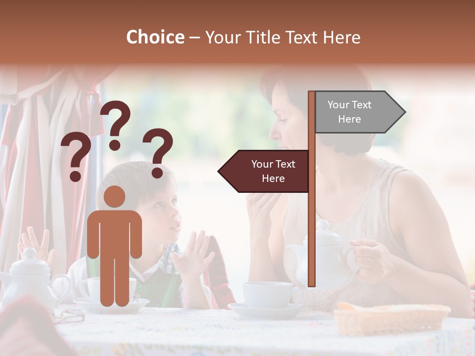 Food Indoors Family PowerPoint Template