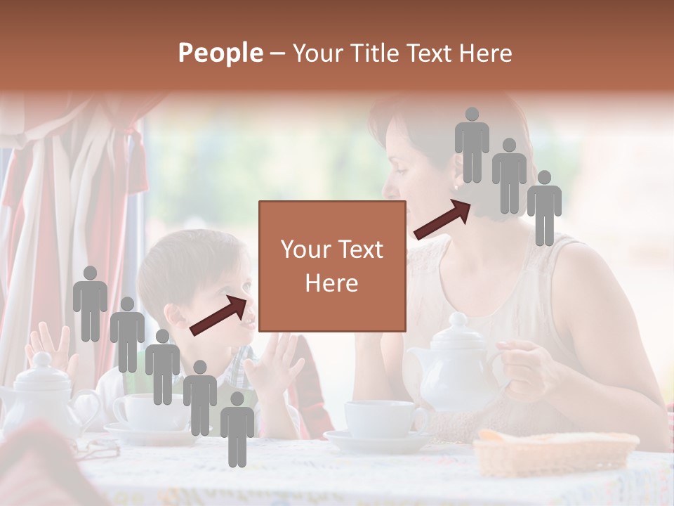 Food Indoors Family PowerPoint Template