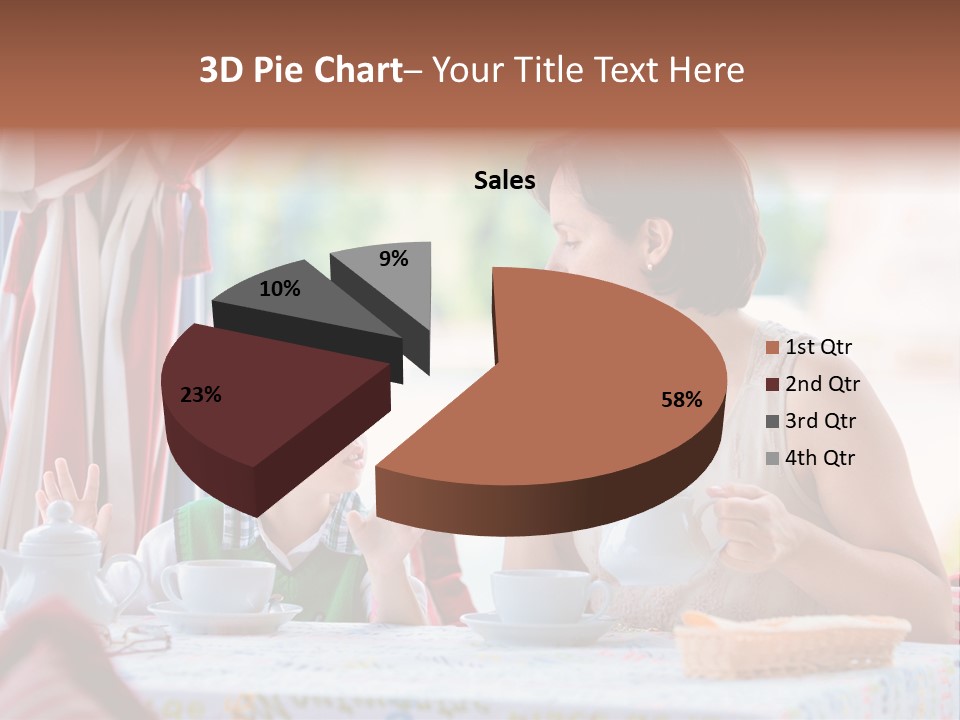 Food Indoors Family PowerPoint Template