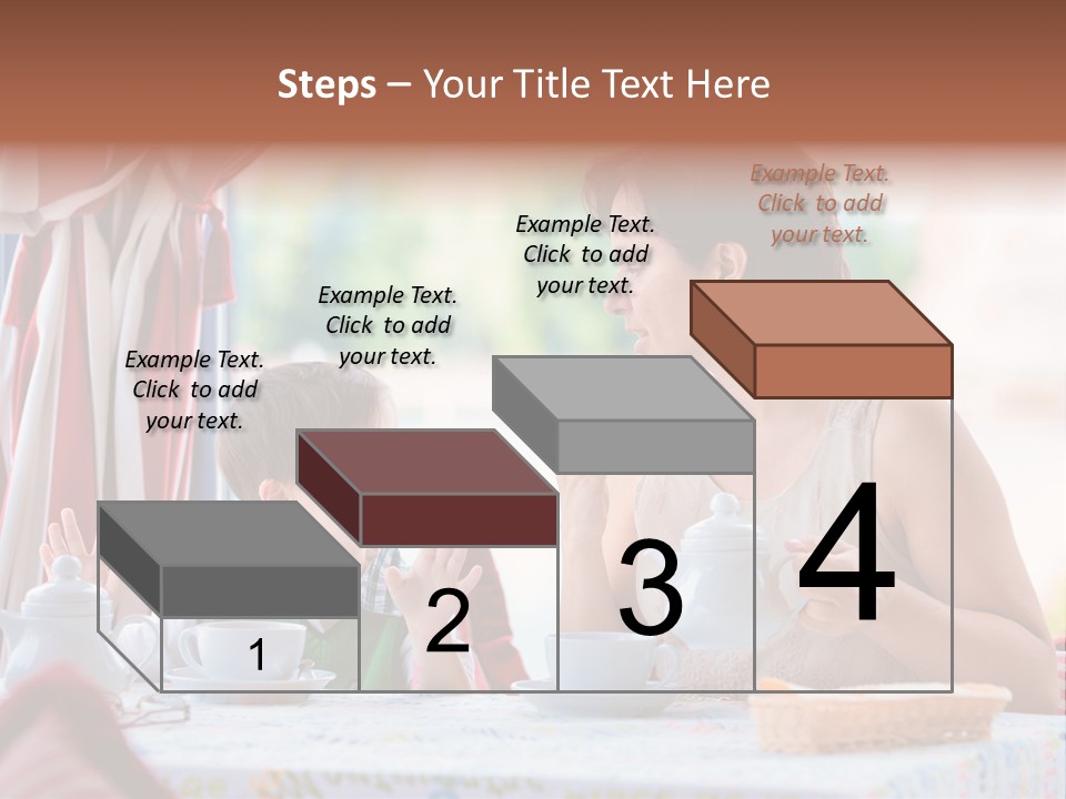 Food Indoors Family PowerPoint Template