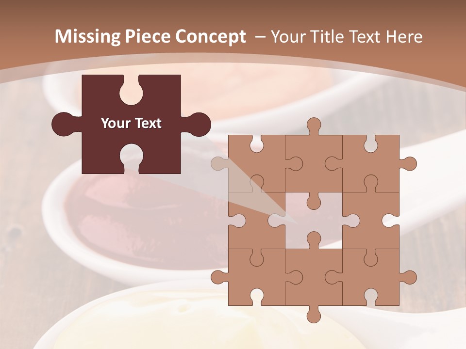 Beige Diet Condiment PowerPoint Template