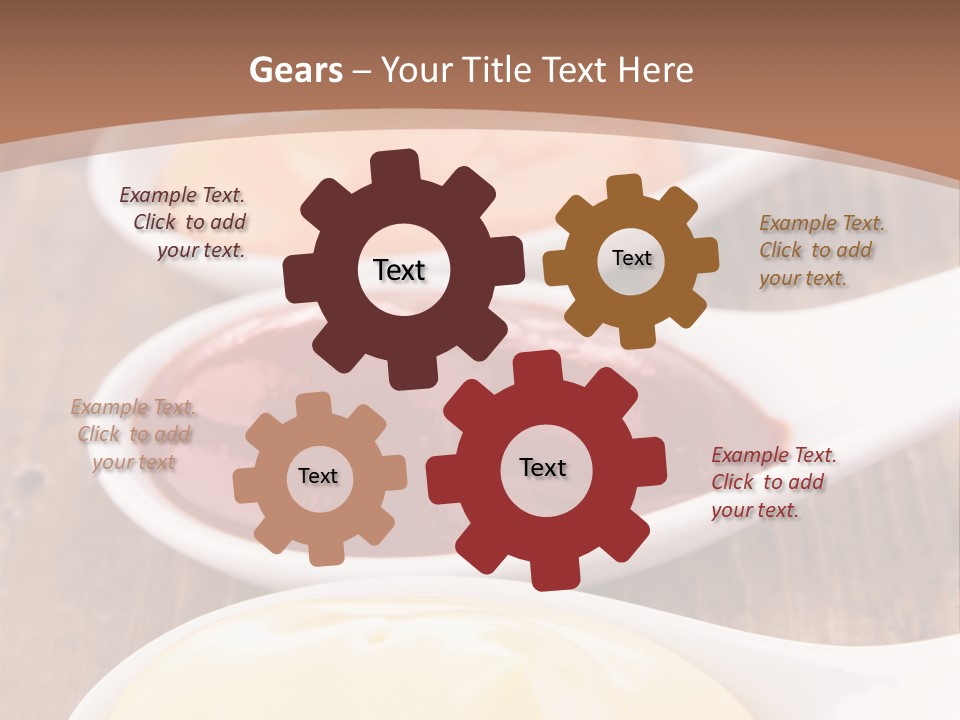 Beige Diet Condiment PowerPoint Template