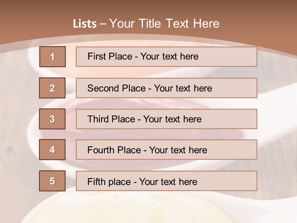 Beige Diet Condiment PowerPoint Template