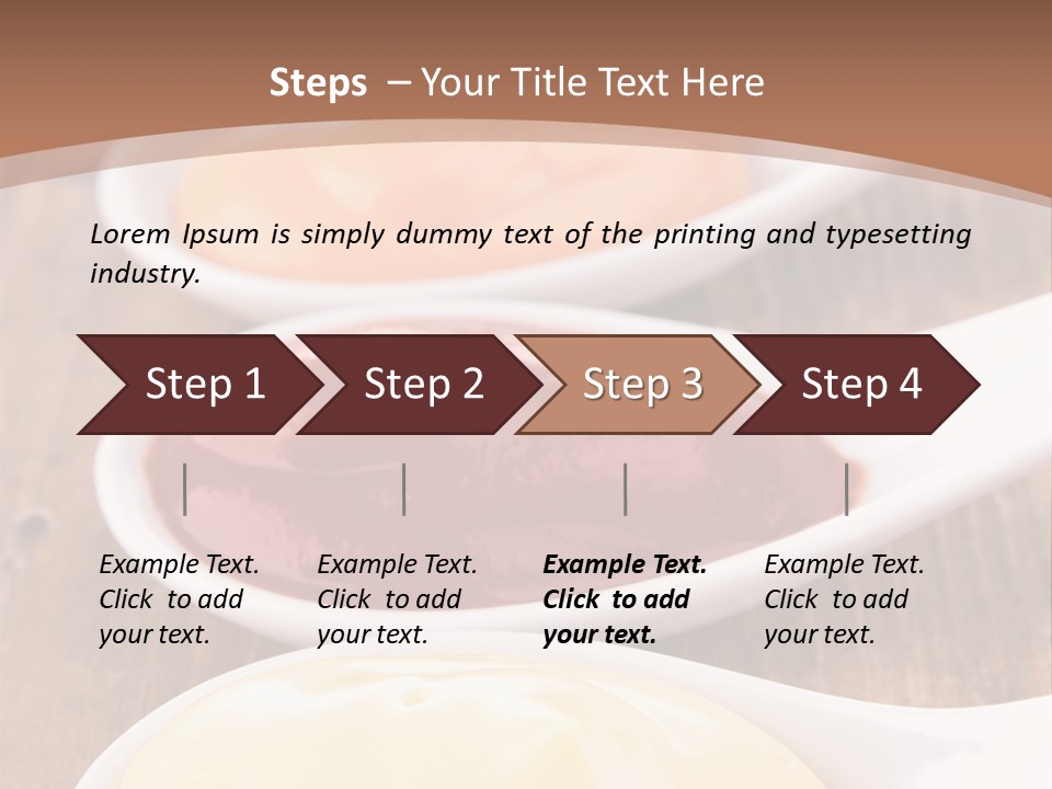 Beige Diet Condiment PowerPoint Template