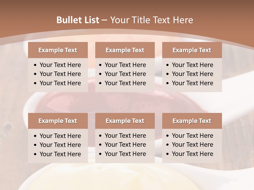 Beige Diet Condiment PowerPoint Template